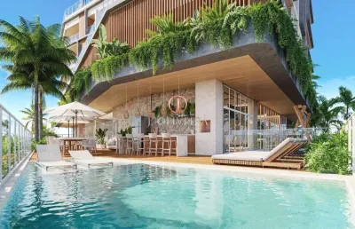 Apartamento na praia de mariscal/canto grande - empreendimento com área de lazer