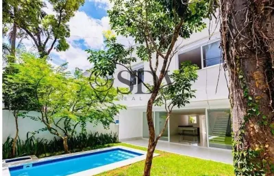 Casa em condomínio fechado com 4 quartos à venda na alameda calicut, 72, chácara santo antônio, são paulo por r$ 9.910.000