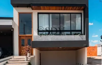 Casa em condomínio fechado com 3 quartos à venda na rua márcio josé battistuci, 1, loteamento park gran reserve, indaiatuba por r$ 1.535.000