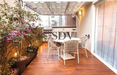 Cobertura com 3 quartos à venda na rua capote valente, 442, pinheiros, são paulo por r$ 3.300.000