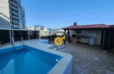 Cobertura com 3 dormitórios à venda, 222 m² por r$ 2.990.000,00 - barra da tijuca - rio de janeiro/rj