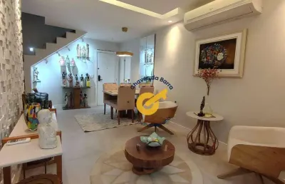 Cobertura com 4 dormitórios à venda, 228 m² por r$ 1.830.000,00 - barra olímpica - rio de janeiro/rj