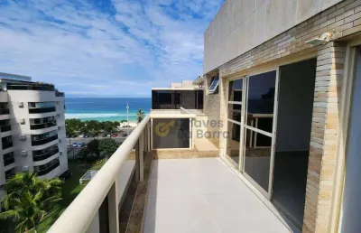Cobertura com 2 dormitórios, 122 m² - venda por r$ 2.430.000,00 ou aluguel por r$ 15.257,50/mês - barra da tijuca - rio de janeiro/rj