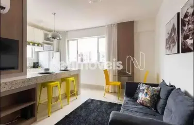 Flat com 1 quarto à venda na Rua André Cavalcanti, Gutierrez, Belo Horizonte