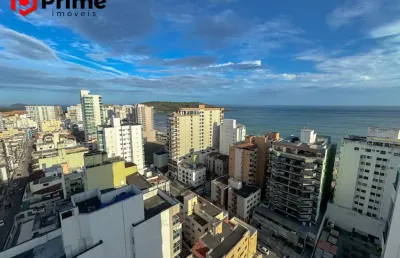 Apartamento de 3 quartos com vista para o mar e lazer completo para locação anua na praia do morro em guarapari/es. marque uma visita sem compromisso!