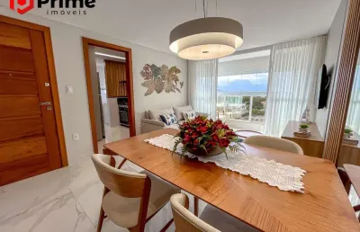 Apartamento finamente mobiliado e decorado de 2 quartos com lazer completo à venda no centro de guarapari/es.