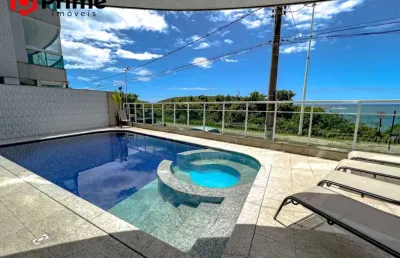 Apartamento à venda na bacutia, enseada azul, nova guarapari, em predio de frente ao mar, lazer completo e uma planta super ampla com 150 m².
