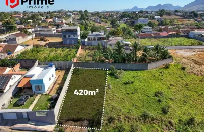 Terreno de 420m² à venda no bairro de fátima, guarapari - es, próximo à rodovia, ótimo para construção de casas em área residencial.