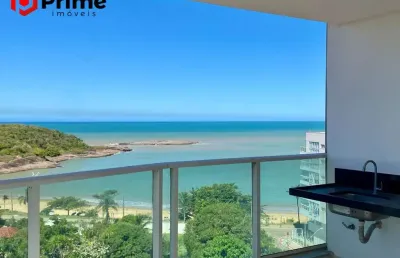 Incrível apartamento de 4 suítes com vista para a praia de bacutia, na enseada azul - guarapari/es. marque uma visita e aproveite!
