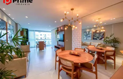 Espetacular apartamento com 100m² à venda na praia do morro, guarapari/es - 3 quartos, suíte, varanda gourmet, armários planejados, porteira fechada!
