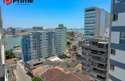 Apartamento de 3 quartos com lazer completo, frente, sol da manha, linda vista para o mar a venda no centro de guarapari/es.