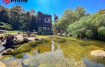 Casa com 2 quartos à venda em nova guarapari/es com lindo lago de peixes. marque uma visita e se encante - viva a natureza!
