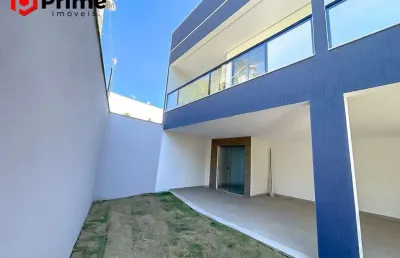 Casa em construção, duplex, com fino acabamento, à venda em santa mônica, guarapari/es, à menos de 500 metros da praia. condição super facilitada!