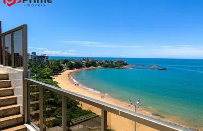 Cobertura de frente para o mar na praia de peracanga, enseada azul, guarapari/es, balneário mais badalado do estado! solicite mais informações.