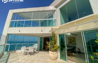 Cobertura duplex no centro de guarapari ampla com 4 suítes (sendo 2 master com hidromassagem e closet) e 4 vagas na garagem