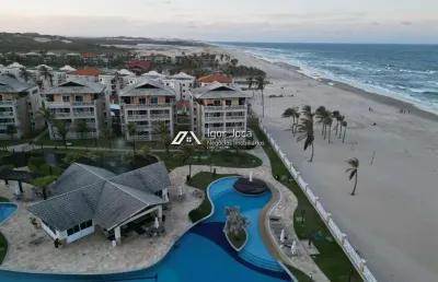 Apartamento pé na areia à venda | porto das dunas, aquiraz