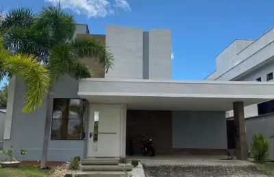 Alphaville eusebio - linda casa mobiliada com piscina para locação