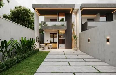 Casas planas com 3 suítes e controle de acesso - amora residence