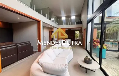 Casa mobiliada para alugar com 4 suítes no condomínio vila dáquila, piracicaba-sp
