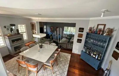 Casa em condomínio fechado com 3 quartos à venda na rua ilha do piraquê, nc, loteamento caminhos de san conrado (sousas), campinas, 603 m2 por r$ 1.490.000