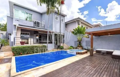 Casa em condomínio fechado com 3 quartos à venda na rua madre maria santa margarida, 777, parque nova campinas, campinas, 408 m2 por r$ 2.500.000