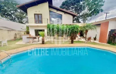 Casa em condomínio fechado com 3 quartos à venda na rua mariazinha leite campagnolli, 1121, parque xangrilá, campinas, 360 m2 por r$ 1.950.000