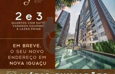 Apartamento para venda em nova iguaçu, centro, 2 dormitórios, 1 suíte, 2 banheiros, 1 vaga