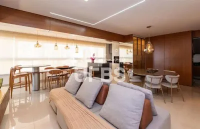 Apartamento mobiliado 170 m² – 3 suítes – gaia consciente home – setor bueno, goiânia