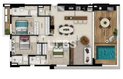 Opus gyro ricardo paranhos - apartamento 3 quartos, sendo 3 suítes