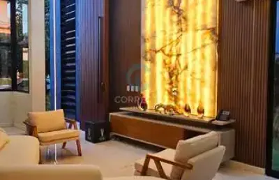 Casa duplex de alto padrão no condomínio alphaville – vista para o vale