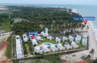 Duplex mobiliado com 3 quartos em condomínio fechado – maracajaú | 110 m²