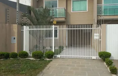 Belo sobrado semimobiliado no uberaba - curitiba/pr