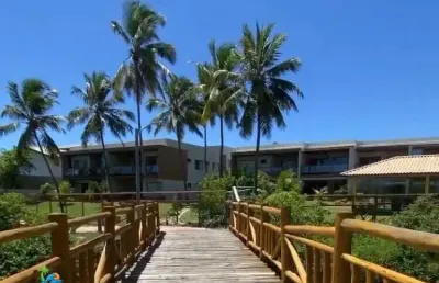 Casa amarela - apartamento térreo em imbassaí, mata de são joão/ba