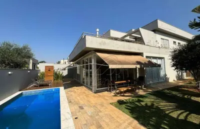Excelente casa no condomínio reserva do engenho, com 04 suítes. piscina.
