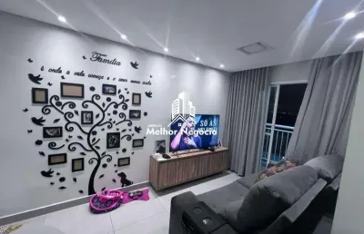 Apartamento à venda com 02 dormitórios com suíte, no condomínio unique residence, no jardim santa izabel, em hortolândia, sp - cód: rrap2404_lmn