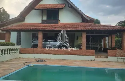 Casa/ chácara 04 dormitórios sendo 01 suíte à venda, jardim monte belo, campinas, sp - excelente imóvel!