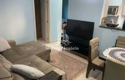 Apartamento 02 dormitórios no condomínio parque das flores no bairro guaraci em sumaré.