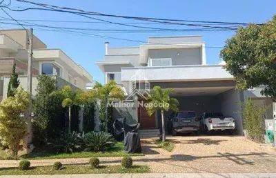 Casa com 04 dormitórios sendo 04 suítes no swiss parque em campinas/sp