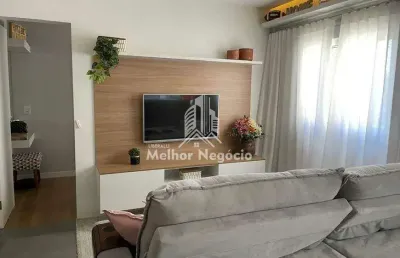 Apartamento à venda com 2 dormitórios sendo um suíte no parque itália em campinas/sp