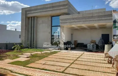 Casa à venda com 3 dormitórios sendo todos suítes no bairro jardim recanto das águas nova odessa/sp