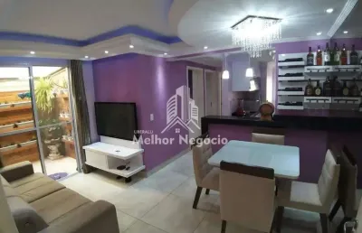 Apartamento à venda com 2 dormitórios e 1 banheiro no condomínio residencial recanto da fortuna em campinas - excelente localização!