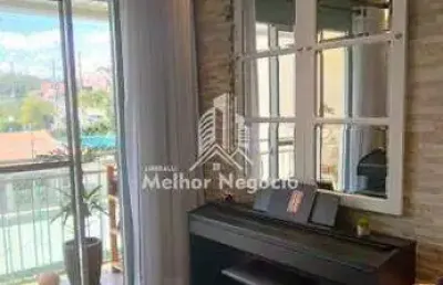 Apartamento 03 dormitórios no condomínio rossi ideal água branca, parque prado, campinas - sp