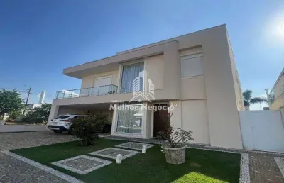 Casa à venda com 4 dormitórios e 4 suítes no condomínio green park residence em hortolândia/sp