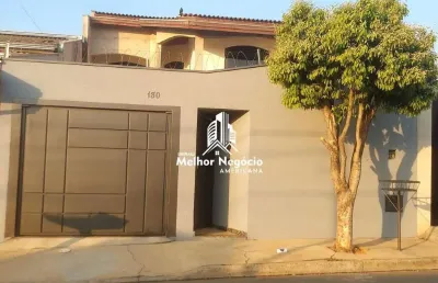 Casa de 196m²com 4 dormitórios um sendo suíte à venda no jardim da balsa em americana/ sp