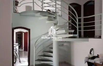 Casa de 220m²com 4 dormitórios sendo um suíte à venda no vila bertine em americana/ sp