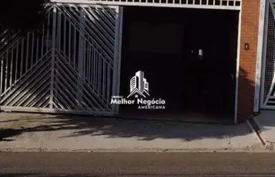Casa de 150m² com 3 dormitórios sendo um suíte à venda no parque residencial jaguari em americana/ sp