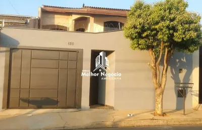 Casa de 196m²com 4 dormitórios um sendo suíte à venda no jardim da balsa em americana/ sp