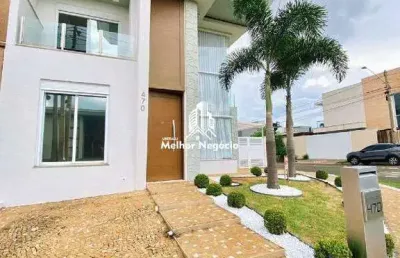 Casa à venda com 3 dormitórios sendo suítes em condomínio no residencial real park, em sumaré, sp.