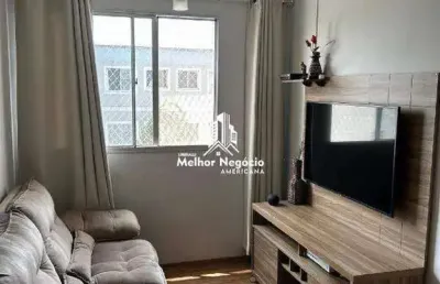 Apartamento 50m² com 2 dormitórios na chácara letônia em americana - sp
