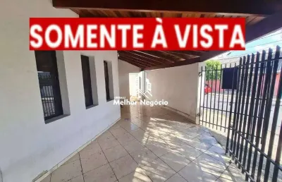 Somente à vista - casa à venda com 3 dormitórios sendo 1 suíte no parque residencial virginio basso em sumaré/sp.
